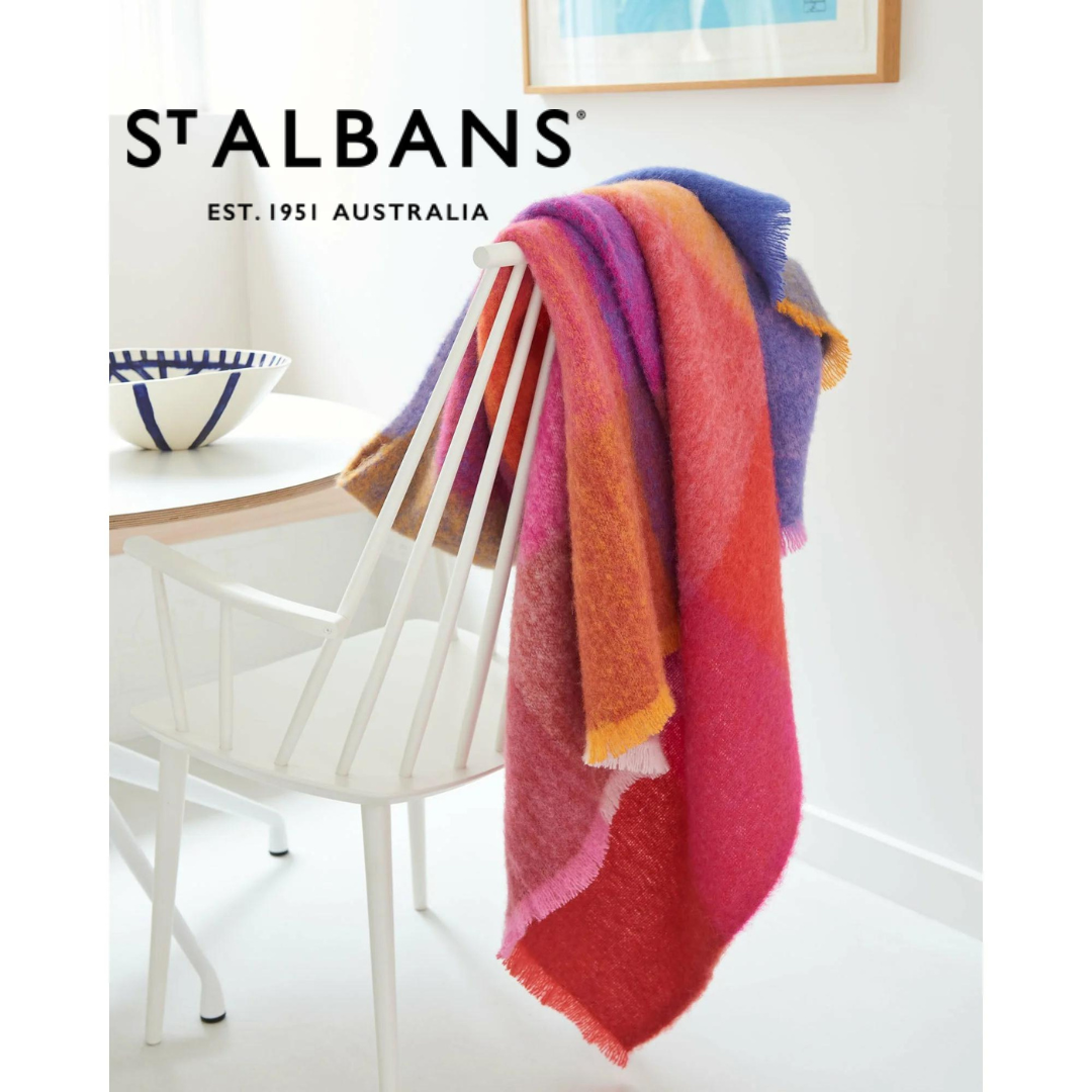 St albans alpaca throw hotsell